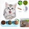 Set de 3 Pelotas Giratorias de Catnip Autoadhesivas para Gatos