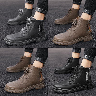 Botas Militares Altas Estilo Británico para Hombre - Image 5