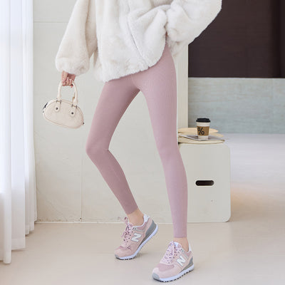 Leggings Térmicos de Algodón Puro con Forro Polar para Mujer - Cintura Alta y Elástico Reforzado - Image 11