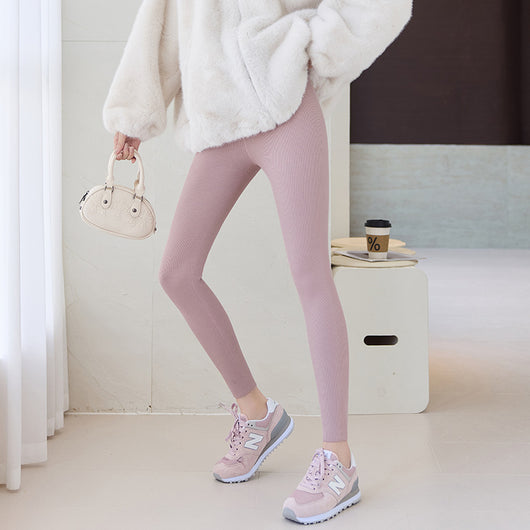 Leggings Térmicos de Algodón Puro con Forro Polar para Mujer - Cintura Alta y Elástico Reforzado - Image 11