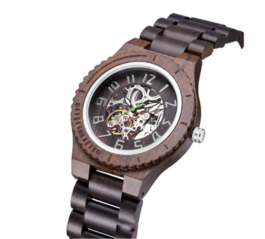 Reloj de Madera Natural