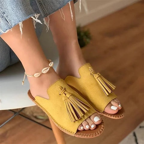 Sandalias de Cáñamo con Flecos para Mujer - Image 9