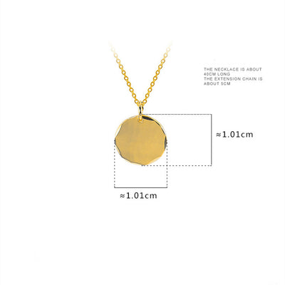 Collar de Plata 925 Proyección Luminosa Nicho Lujo Ligero para Mujer - Image 9