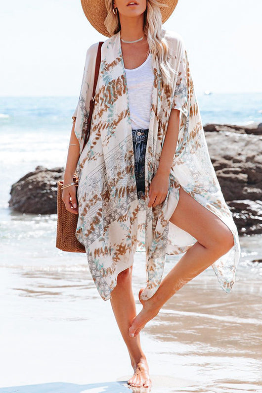 Chaqueta de Playa Suelta Protección Solar con Tul para Mujer - Image 7