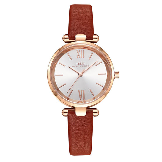 Reloj de Cuarzo Impermeable para Estudiantes - Diseño Minimalista en Cuero - Image 10