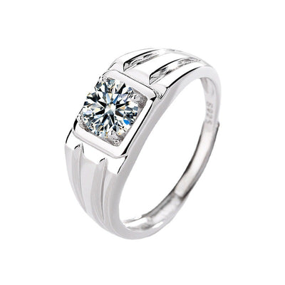 Anillo de Diamante Mozan para Parejas - 1 Quilate - Image 17