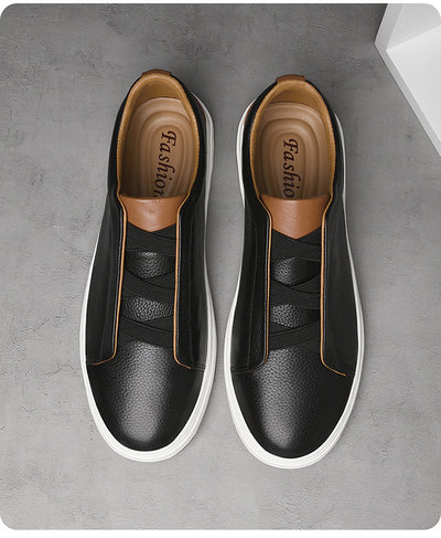 Zapatos Casuales de Cuero Genuino Nobuk - Slip-on Cómodos - Image 26