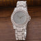 Reloj de Acero Inoxidable con Diamantes y Esfera Estrellada