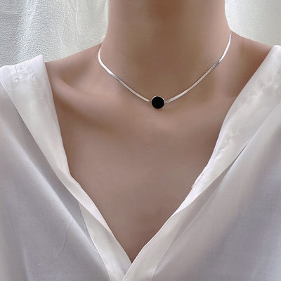Collar de Plata 925 con Resina Epóxica Redondo - Image 5