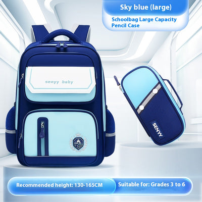 Mochila Escolar Ergonómica con Protección de Columna y Tela Impermeable - Image 22