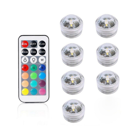 Luz LED Sumergible con Control Remoto - 5 Colores Ajustables - Image 13