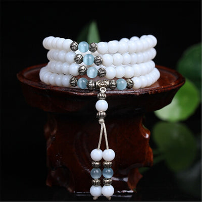 Pulsera de Cristal Natural Multicapa