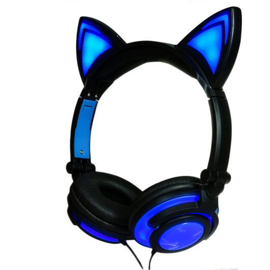Audífonos Inalámbricos con Orejas de Gato Luminosas y Diseño Plegable - Image 2
