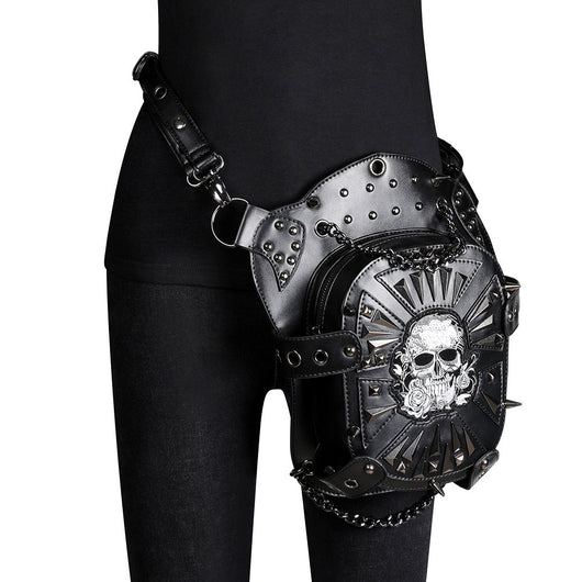 Bolso Bandolera Punk Calavera Multifuncional - Image 2