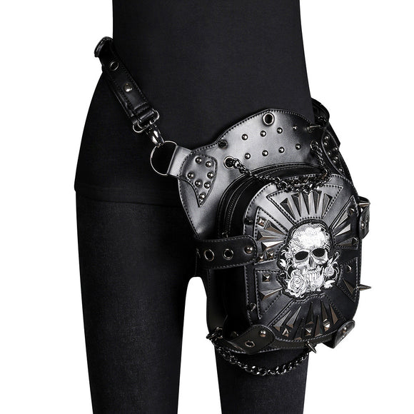 Bolso Bandolera Punk Calavera Multifuncional