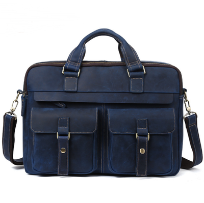 Maletín Ejecutivo de Cuero Genuino - Bolsa Retro para Laptop 15.6 Pulgadas - Image 8
