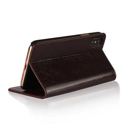 Funda Flip de Cuero Compatible con iPhone X, iPhone 7 Plus - Protección Premium - Image 3
