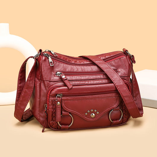 Bolsa Maternal de Cuero PU Suave con Diseño Avanzado - Image 3