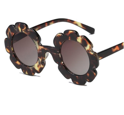 Gafas de sol infantiles marco redondo con flores - Diseño personalizado para niñas - Image 9