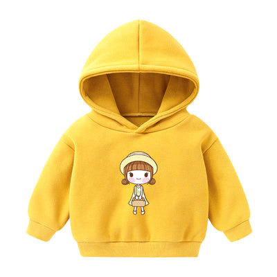 Sudadera Infantil con Capucha Forrada en Polar - Diseño Cartoon para Otoño e Invierno - Image 5
