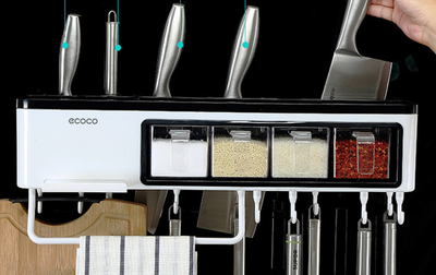 Organizador de Cocina Mural Multifuncional con Almacenamiento de Especias - Image 3