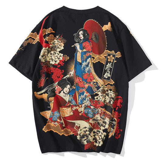 Cardigan Estilo Chino con Estampado Ukiyo-e - Image 5