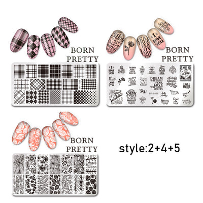 Placa Rectangular para Estampado de Uñas - Image 3