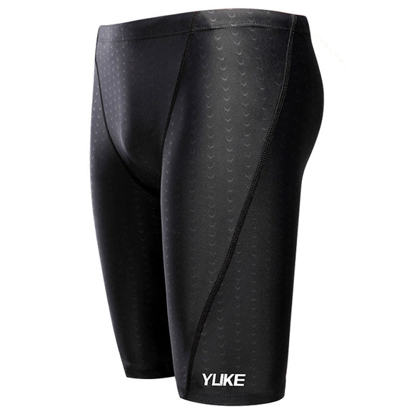 Bóxer de Natación Sharkskin Esquina Plana para Hombre Talla Grande