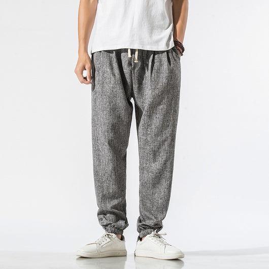 Pantalones de Lino Japonés para Hombre - Image 13