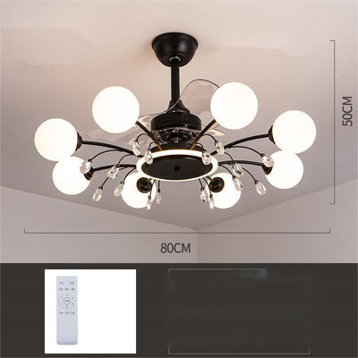 Lámpara Chandelier Ventilador de Techo Moderno para Sala - Image 13