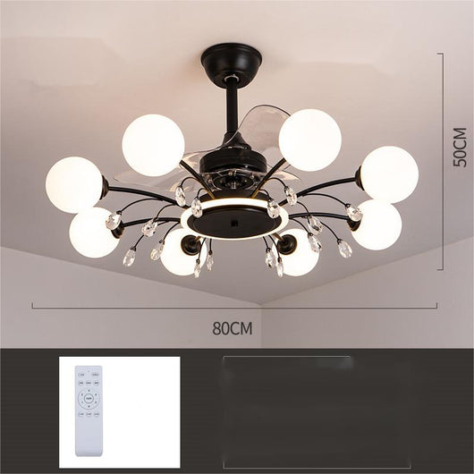 Lámpara Chandelier Ventilador de Techo Moderno para Sala - Image 13