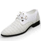 Zapatos de Cuero para Hombre con Diseño Calado
