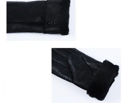 Guantes de Piel de Oveja Resistentes al Viento - Image 3
