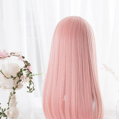 Peluca Corte Princesa Cabello Liso Largo Doble Coleta - Image 5