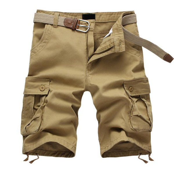Pantalones Cortos Cargo con Múltiples Bolsillos