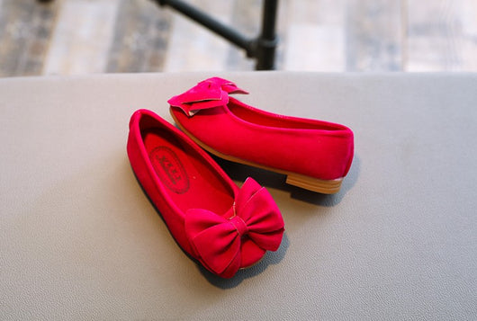 Zapatos Princesa con Moño de Color Sólido - Image 10