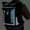 Mochila Impermeable para Motocicleta con LED - Bolsa de Viaje Resistente