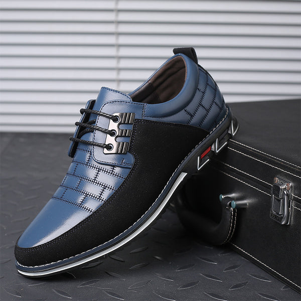 Zapatos de cuero casual transpirables para hombre