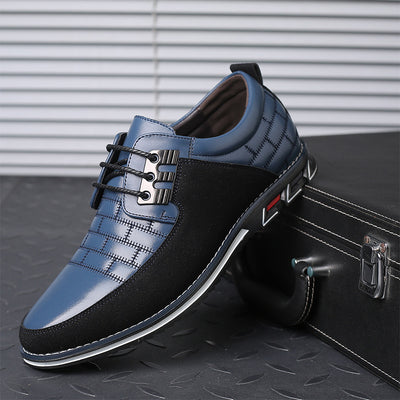 Zapatos de cuero casual transpirables para hombre