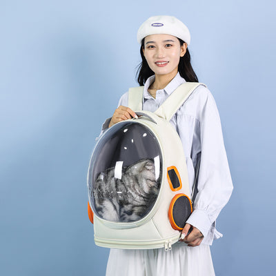 Mochila Transportín Espacial para Gatos - Gran Capacidad y Transpirable - Image 9