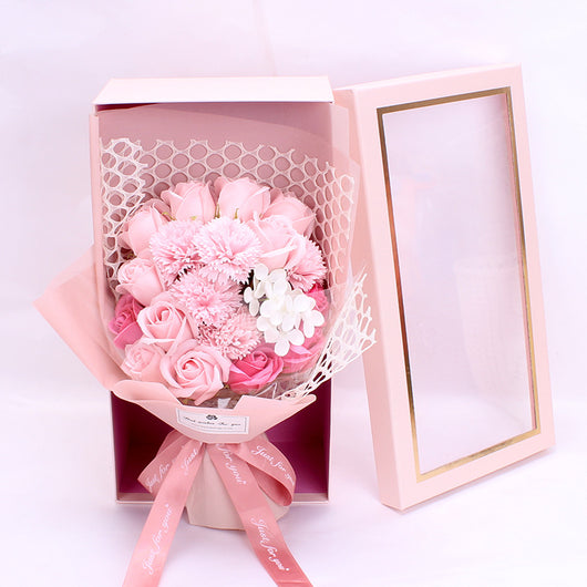 Ramo de 19 Rosas de Jabón - Caja Regalo Día de Enamorados - Image 6