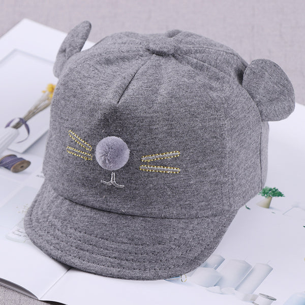 Gorro Infantil Reversible de Lana con Pompón Doble para el Sol - Image 12
