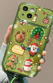 Funda Espejo Abatible para Celular Navideño - Image 4