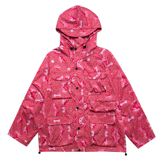 Chaqueta de Trabajo Holgada con Múltiples Bolsillos 3D - Image 27