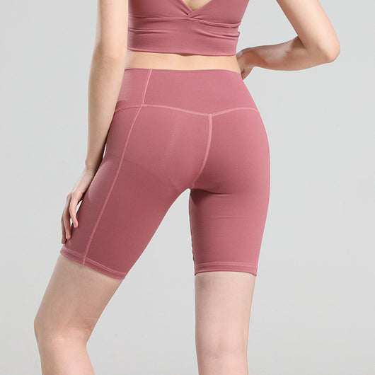 Shorts de Yoga Cintura Alta Moldeadores de Cadera