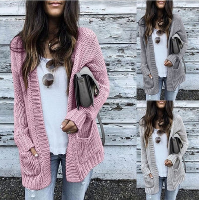 Cardigan Largo para Mujer en Tejido Suave