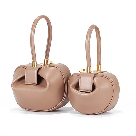 Bolso de Cuero Retro Diseño Francés Nicho - Bolsa Portátil Elegante - Image 4