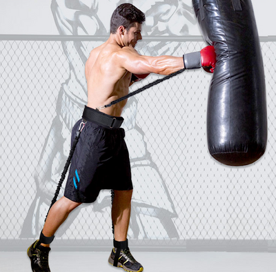Cinturón de Entrenamiento de Resistencia 150 lbs para Boxeo, CrossFit y Deportes de Combate - Image 3