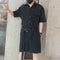 Mono Jumpsuit para Hombre Streetwear Media Manga con Cinturón