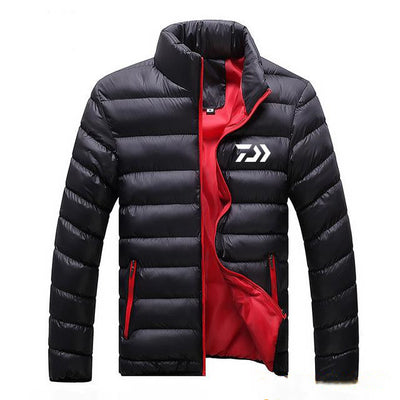 Chaqueta Acolchada de Algodón con Cuello Alto